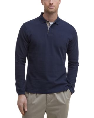 Essential Cotton Plaid Placket Polo Shirt