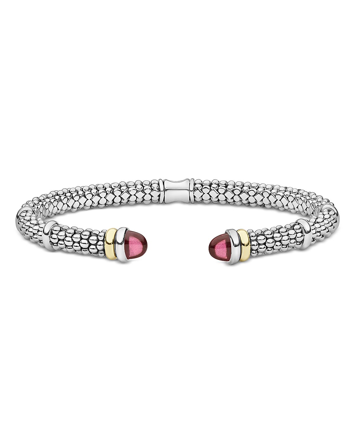Lagos 18K Yellow Gold & Sterling Silver Gemstone Versa Torque Bracelet