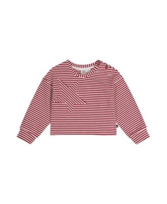 Girls' Soft Jersey Star Applique Long Sleeve Top - Big Kid