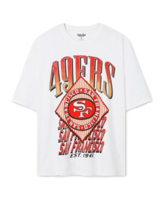 Junk Food Clothing Women's San Francisco 49ers Oversized Tee