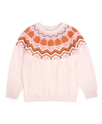 Pumpkin Fair Isle Women's Sweater