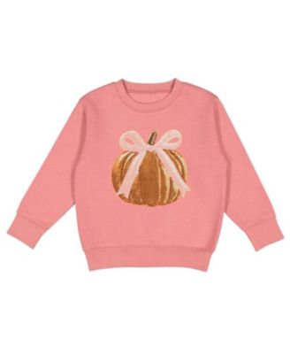 Girls' Coquette Pumpkin Sequin Patch Sweatshirt - Big Kid
