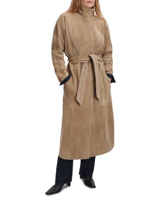 Marlene Suede Trench Coat