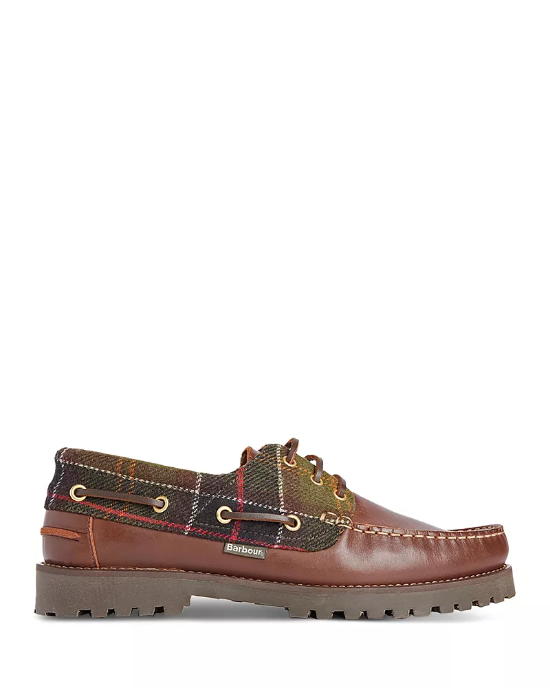Barbour Men's Deck Leather Boat Shoes