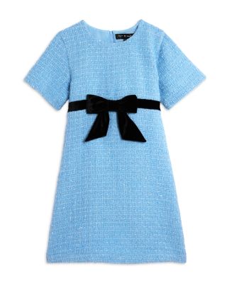 Girls' Short Sleeved Bow Waist Dress, Big Kid - Exclusive