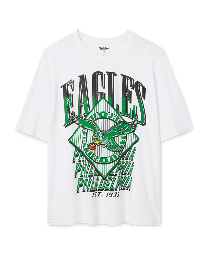 Junk Food Clothing Women's Philadelphia Eagles Oversized Tee