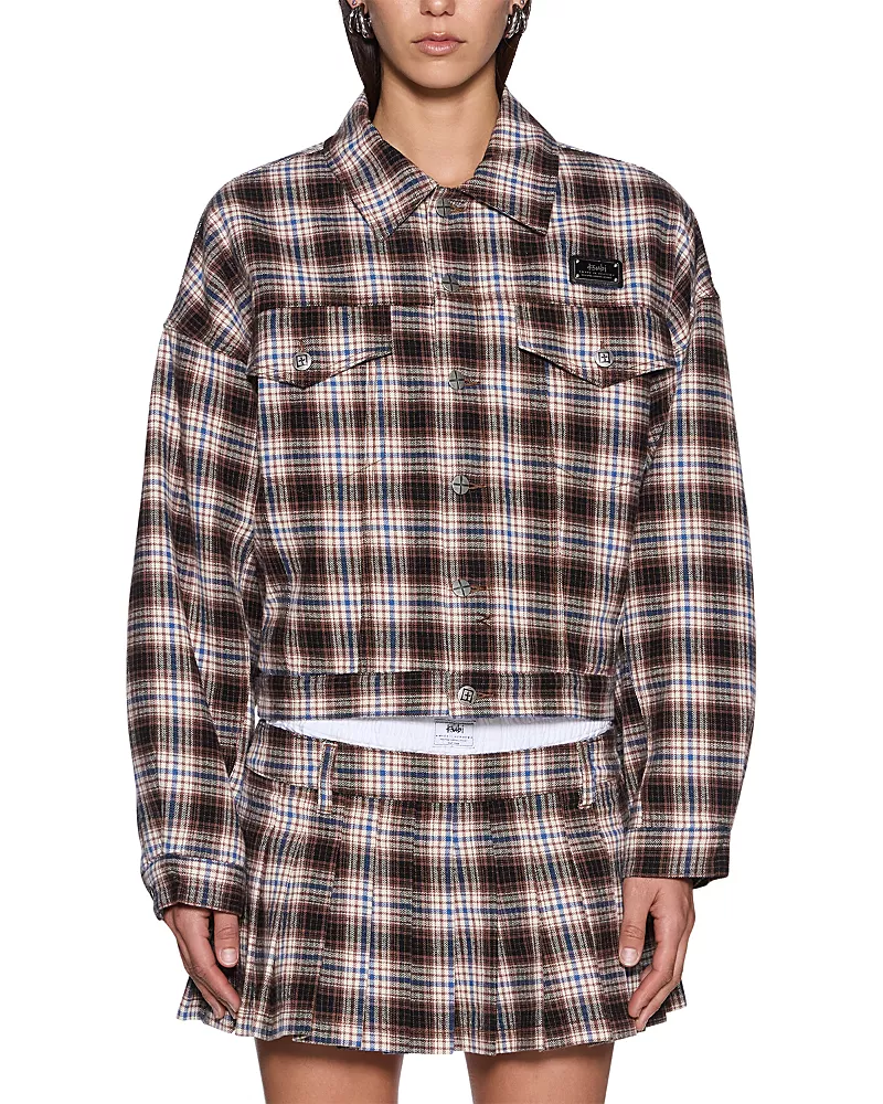 Ksubi Cotton Relaxed Printed Trucker Jacket