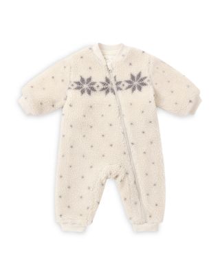 Boys' Faux Shearling Fair Isle Jumpsuit - Baby