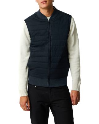 Woodside Cotton Quilted Panel Zip Vest