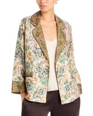 Levi Double Breasted Patch Pocket Blazer