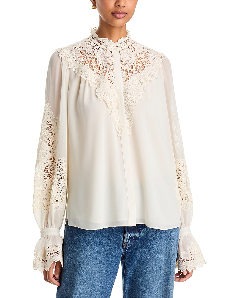 Kobi Halperin West Embroidered Blouse