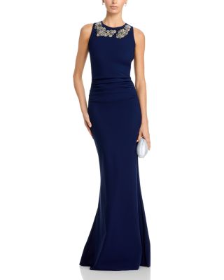 Beaded Sleeveless Gown - thumbnail 2