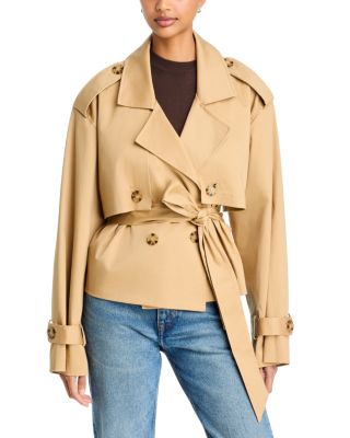 Clarke Cropped Trench Coat