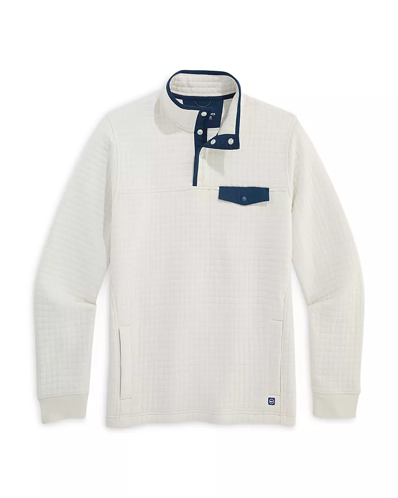 Vineyard Vines Navigator Relaxed Quarter Snap Sweatshirt