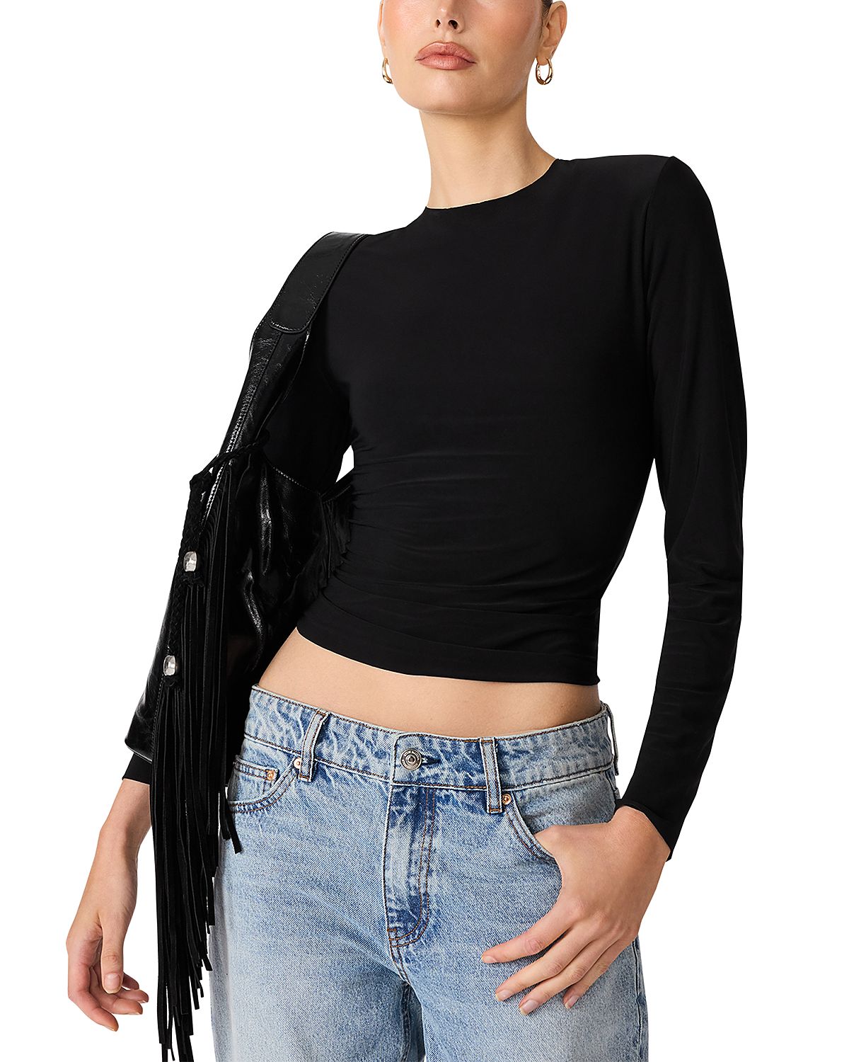 Steve Madden Seline Long Sleeve Knit Top