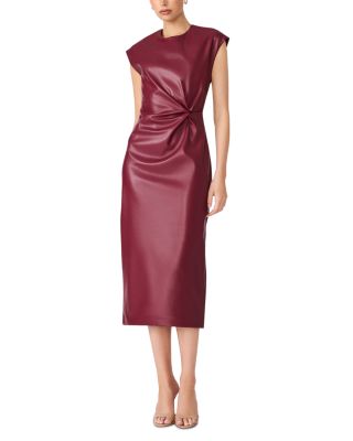 Chiara Faux Leather Dress