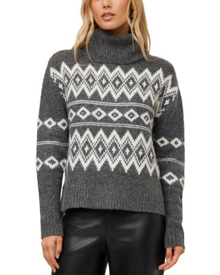 Esther Jacquard Turtleneck Sweater