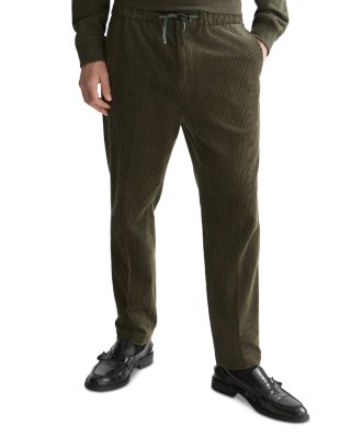 Cotton Corduroy Regular Fit Drawstring Pants