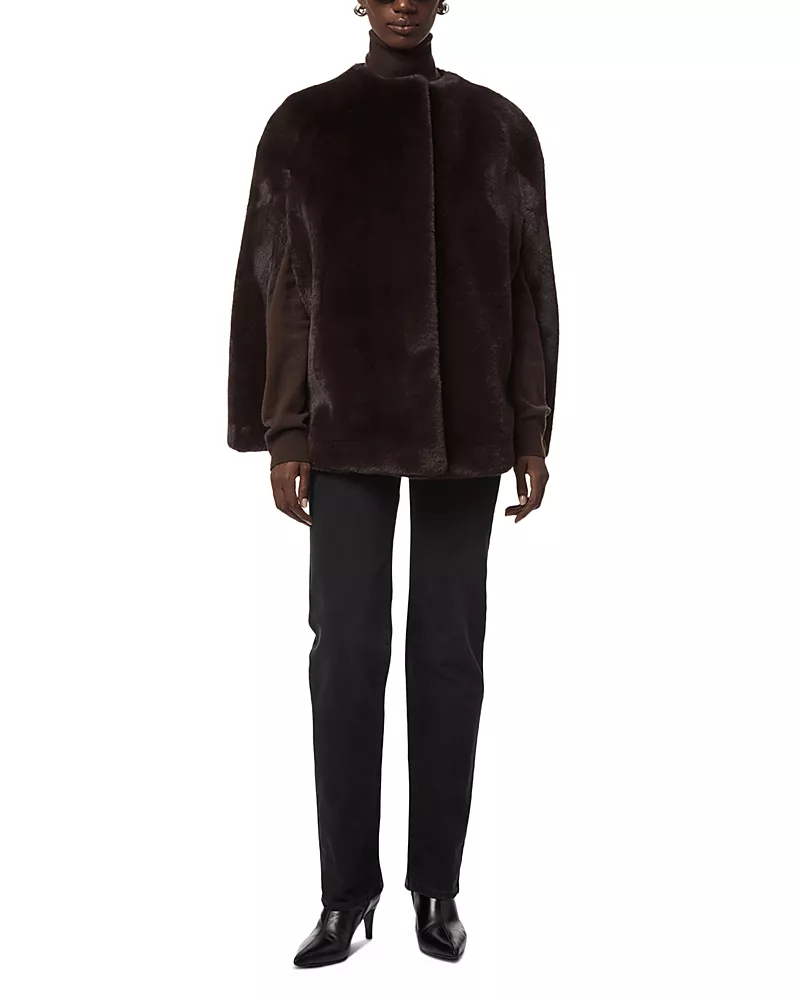 Apparis Sloane Faux Fur Cape