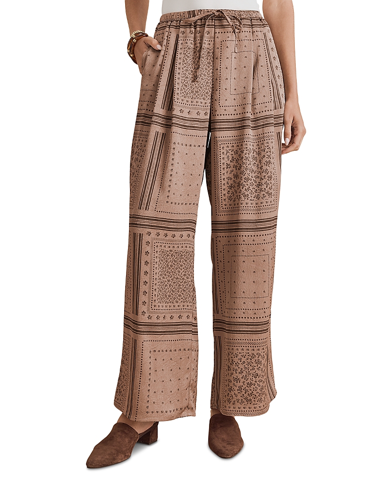 Splendid Valerie Pleated Printed Pants