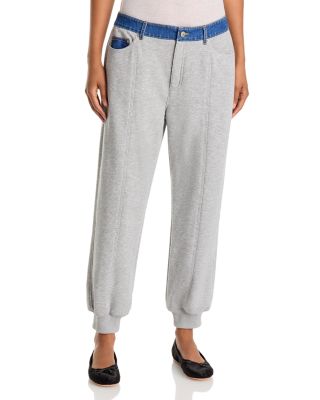 Corenna Denim Trim Jogger Pants