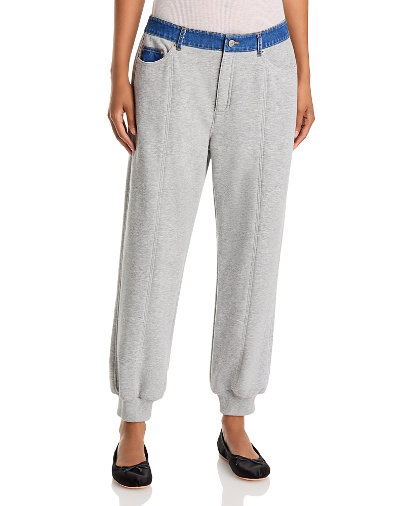 Cinq a Sept Corenna Denim Trim Jogger Pants