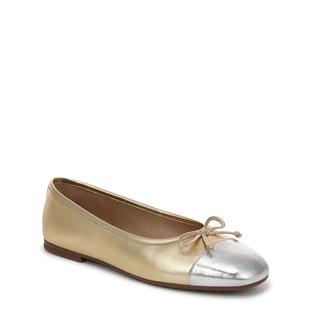 Sam Edelman Women's Alie 2 Cap Toe Leather Ballet Flats