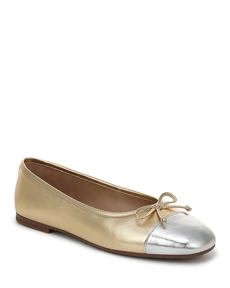 Sam Edelman Women's Alie 2 Cap Toe Leather Ballet Flats