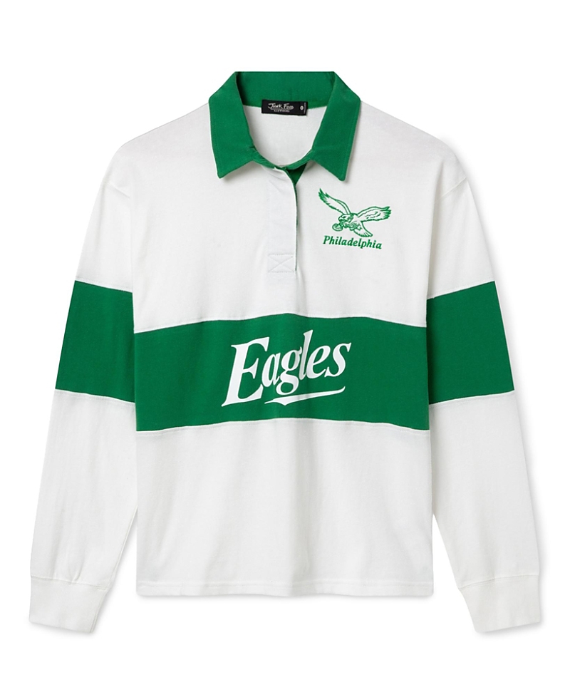 Junk Food Clothing Women's Philadelphia Eagles Rugby Shirt