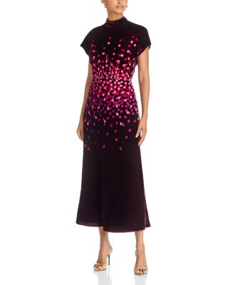 Fabienne Velvet Midi Dress