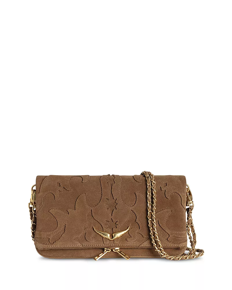 Zadig & Voltaire Rock Small Western Suede Shoulder Bag