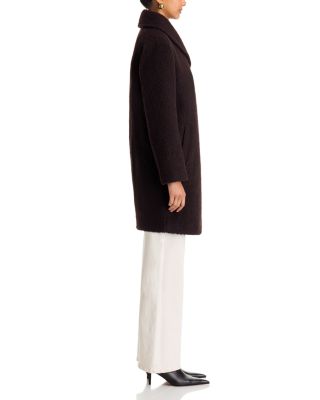Fuzzy Textured Knit Coat - thumbnail 5