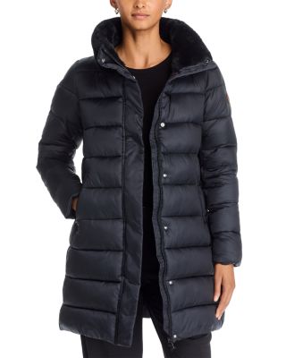 Dalea Faux Fur Trim Puffer Coat
