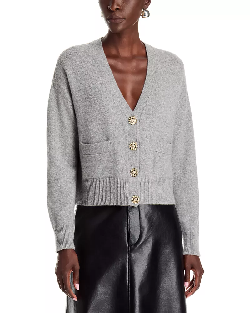 Cinq a Sept Cashmere V Neck Cardigan