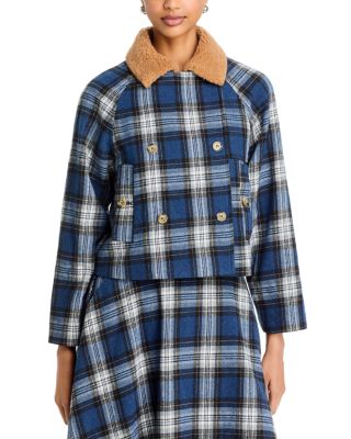 Landon Printed Double Breasted Jacket