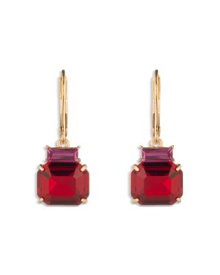 Baguette Stone Drop Earrings
