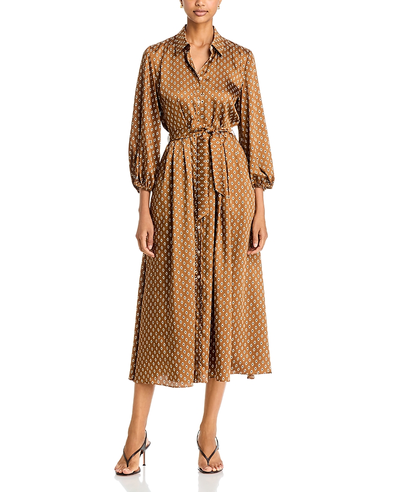 Emme Emmpasso Printed Twill Midi Shirtdress