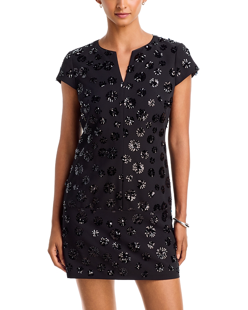 Milly Pat Sequin Mini Dress