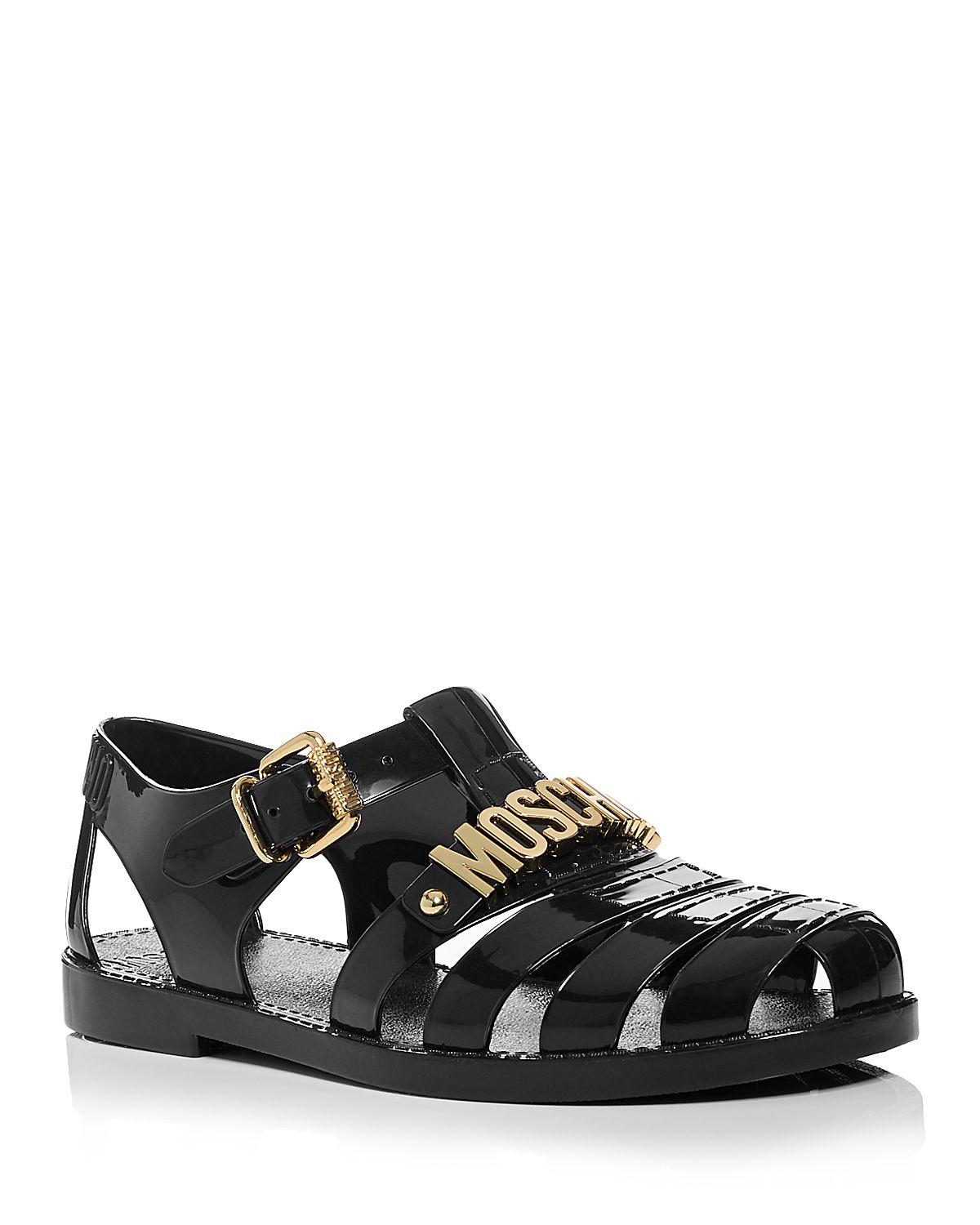 Moschino Women's Logo Jelly Sandals
