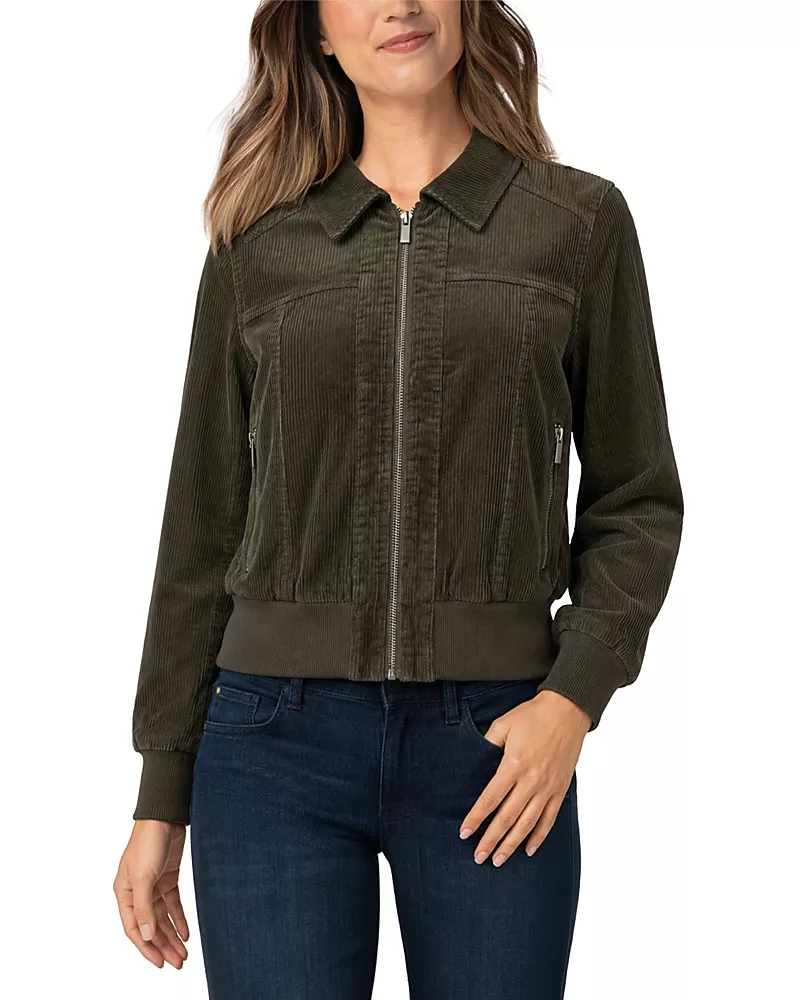 Liverpool Los Angeles Collared Zip Front Bomber Jacket