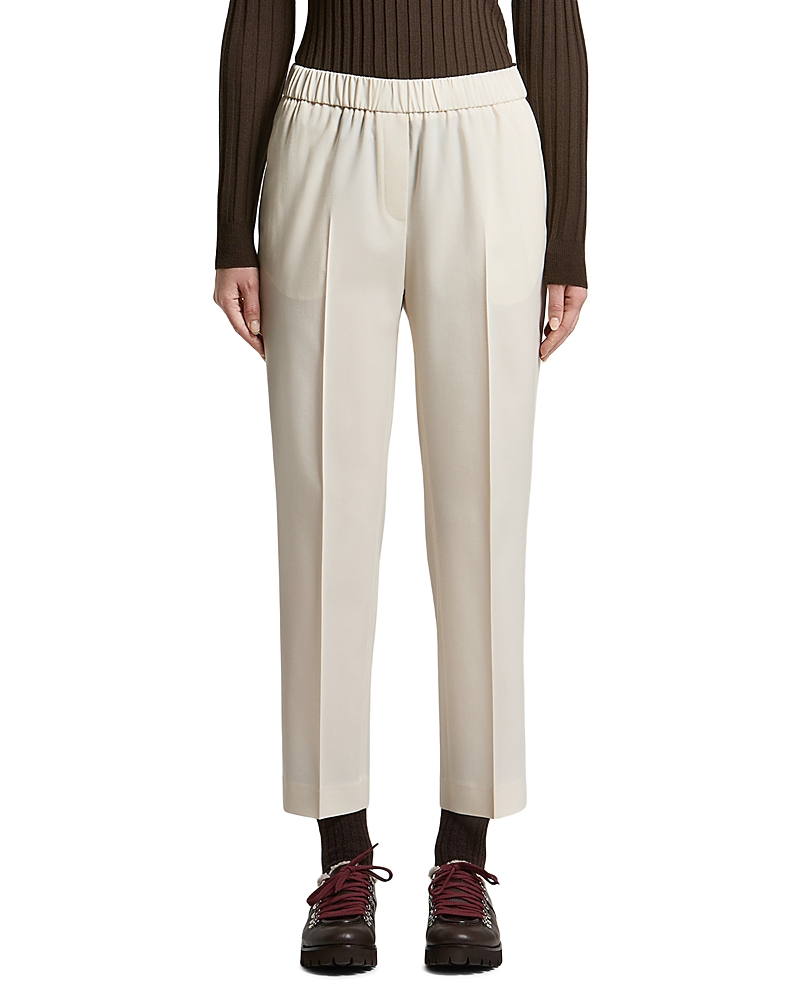 Peserico Wool Stretch Gabardine Ankle Pants