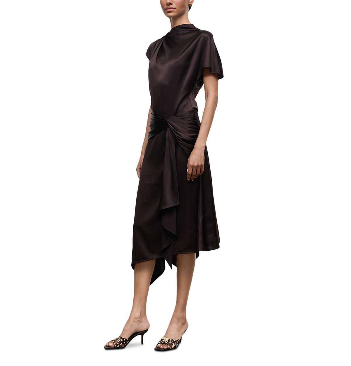 Staud Davina Silk Blend Dress