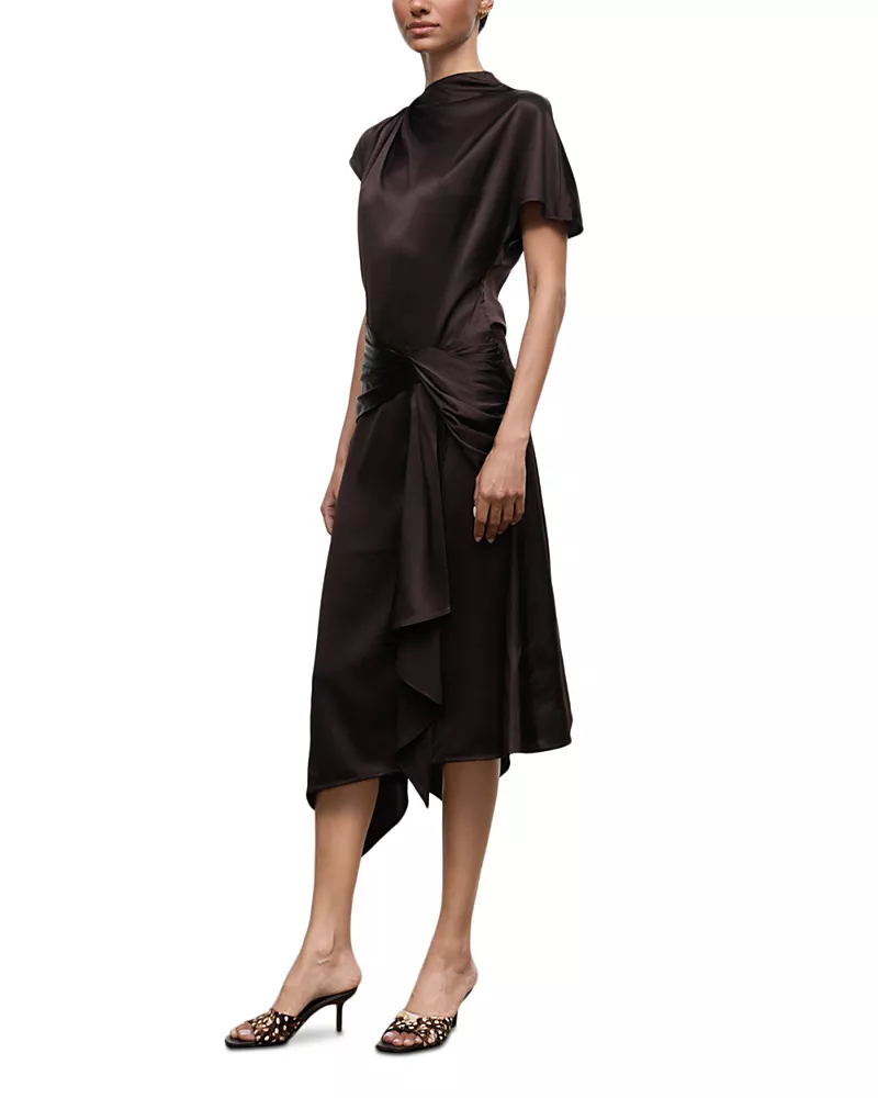 Staud Davina Silk Blend Dress
