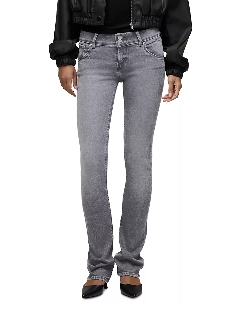 Hudson Beth Low Rise Baby Boot Jeans in London Fog