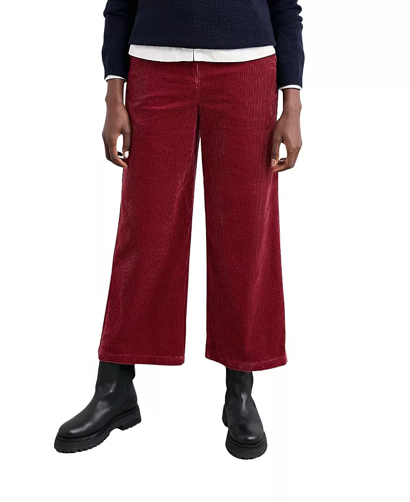 Seasalt Cornwall Asphodel Cord Wide-Leg Trousers
