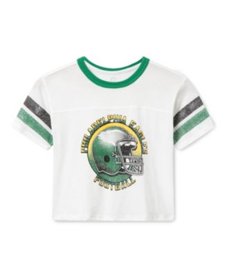  Unisex NFL Philadelphia Eagles Striped Ringer Tee