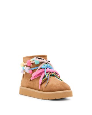 Girls' Jpuff Pom-Pom Boots – Toddler, Little Kid, Big Kid