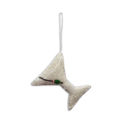 Martini Beaded Ornament