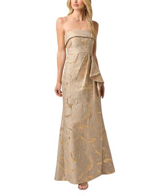 Strapless Jacquard Mermaid Gown