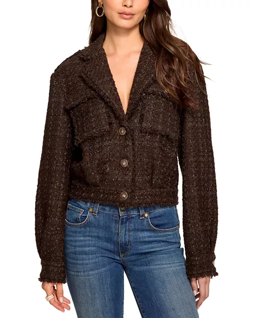 Wendy Tweed Fringe Jacket